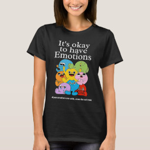 Camiseta Tudo bem ter emoções misturadas mencione ele