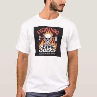 Camiseta Tudo Cheira, Exceto Você, Skeleton Design