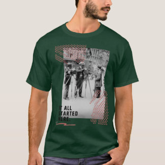 Camiseta Tudo Começou Aqui