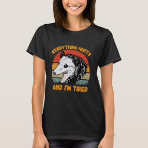 Camiseta Tudo Dói E Cansado Acinado Acintoon Meme.