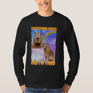Camiseta Tudo Dói E Cansou Capybara