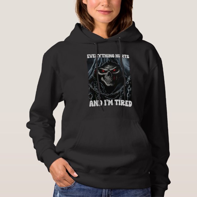 Camiseta Tudo Dói E Cria Cansada Esqueleto (Frente)