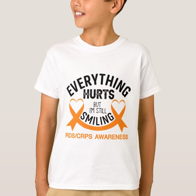 Camiseta Tudo dói eu ainda estou sorrindo - Rsd Crps Awar (Frente)