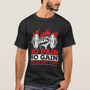 Camiseta Tudo Dor Sem Ganhos Academia Halterofilismo Fisicu