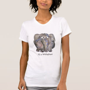 Camiseta Tudo é Elefante de Cartoon Wellephant