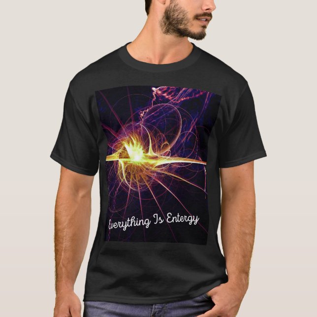 Camiseta Tudo é energia (Frente)