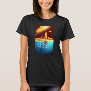 Camiseta Tudo É Possível Mar E Galáxia