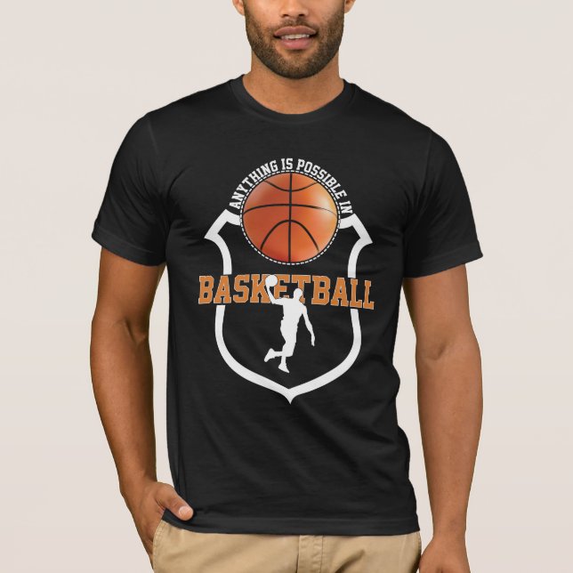 Camiseta Tudo É Possível no Basquetebol (Frente)