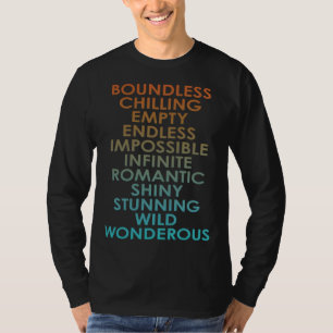 Camiseta Tudo e Qualquer Coisa  Um Universo de Inspiração