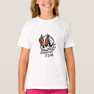 Camiseta Tudo é um crânio fino
