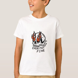 Camiseta Tudo é um crânio fino