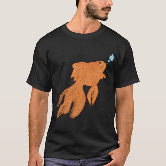 Camiseta Tudo Em Que Eu Cuido É Pescar â€“ Citação Minimali (Frente)
