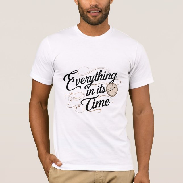 Camiseta Tudo em seu tempo (Frente)