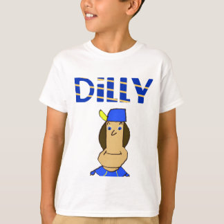 Camiseta Tudo Em Um Dilly Kid Branco