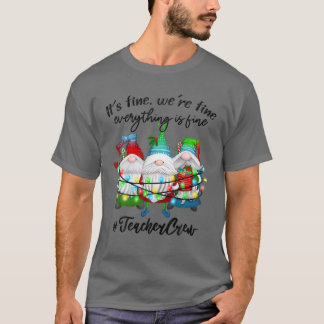 Camiseta Tudo Está Bem Professor Feliz Natal Gn Natal