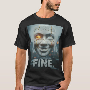 Camiseta Tudo Está Bem (Sorriso Rachado)