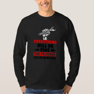 Camiseta Tudo Ficará Bem, O Canalizador Aqui Mecânico