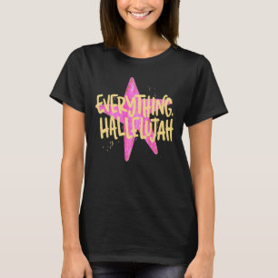 Camiseta Tudo Hallelujah Adoração Cristã Retro