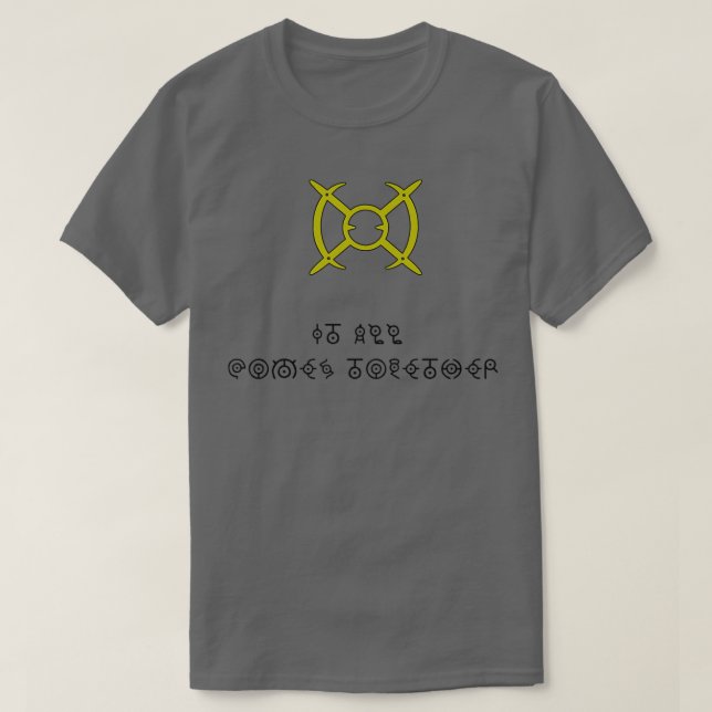 Camiseta Tudo junto Arceus Sign (Frente do Design)