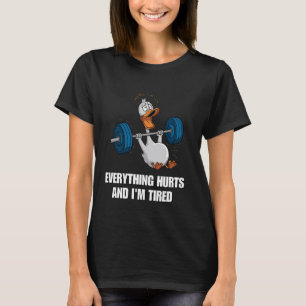 Camiseta Tudo Magoa Malhação de Levantamento de Peso de Mem
