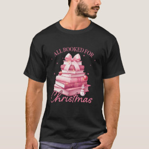 Camiseta Tudo marcado para o livro cor-de-rosa do Natal