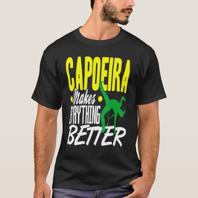 Camiseta Tudo Melhor Capoeira (Frente)