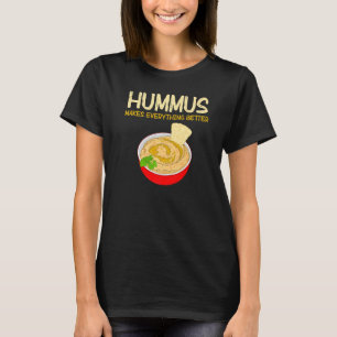 Camiseta Tudo Melhor Vegan Dip Comida Hummus