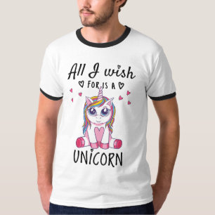 Camiseta Tudo o que desejo é um Unicórnio