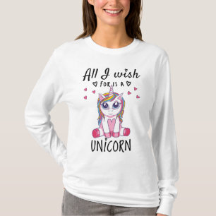 Camiseta Tudo o que desejo é um Unicórnio
