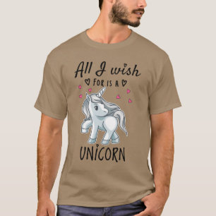 Camiseta Tudo o que desejo é um Unicórnio