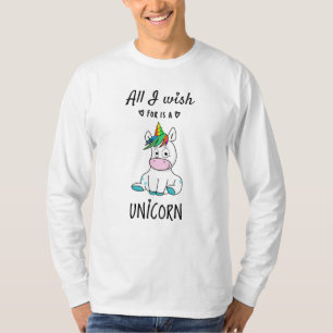 Camiseta Tudo o que desejo é um Unicórnio