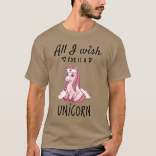 Camiseta Tudo o que desejo é um Unicórnio