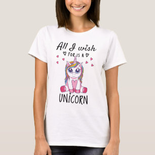 Camiseta Tudo o que desejo é um Unicórnio