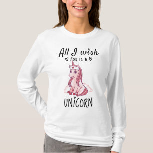 Camiseta Tudo o que desejo é um Unicórnio