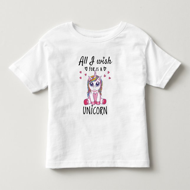 Camiseta Tudo o que desejo é um Unicórnio (Frente)