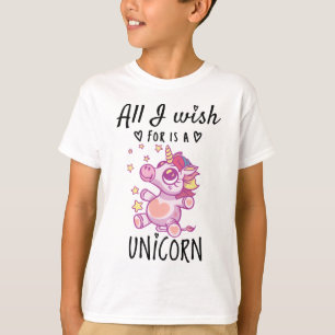 Camiseta Tudo o que desejo é um Unicórnio