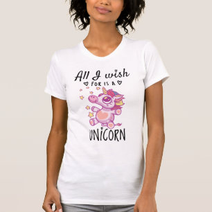 Camiseta Tudo o que desejo é um Unicórnio