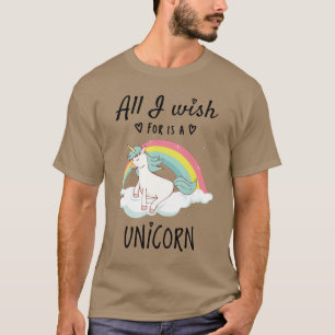 Camiseta Tudo o que desejo é um Unicórnio