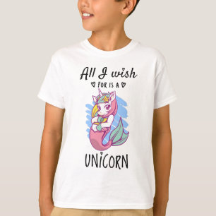 Camiseta Tudo o que desejo é um Unicórnio