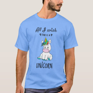 Camiseta Tudo o que desejo é um Unicórnio