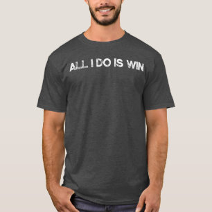 Camiseta Tudo o que Eu Faço É Vencer Motivação Academia Esp
