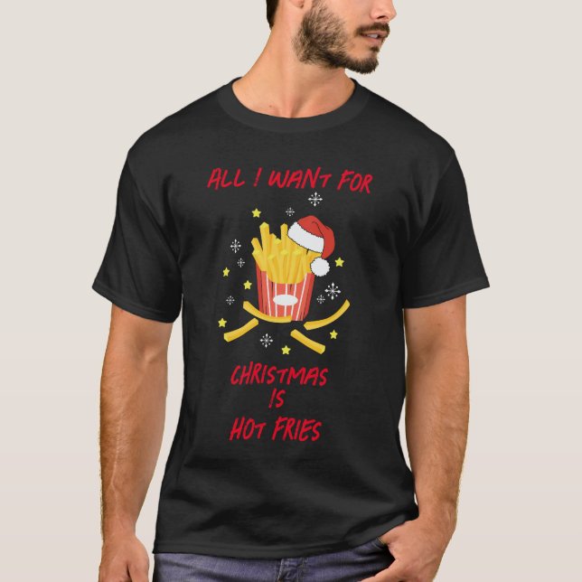 Camiseta Tudo O Que Eu Quero É Fritas Quentes (Frente)