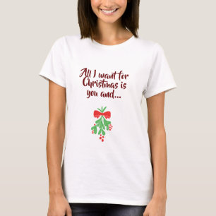 CAMISETA **TUDO O QUE EU QUERO É VOCÊ**