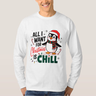 Camiseta Tudo o que eu quero no Natal é relaxar
