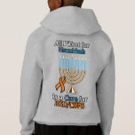 Camiseta Tudo o que eu quero para Chanucá...RSD/CRPS<br><div class="desc">capuz infantil</div>