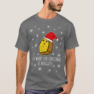 Camiseta Tudo O Que Eu Quero Para O Natal É Nuggets