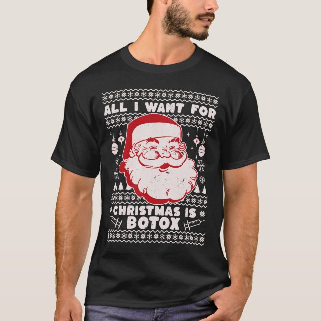 Camiseta Tudo O Que Eu Quero Para O Natal É Papais noeis De (Frente)