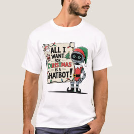 Camiseta Tudo o que Eu Quero para o Natal é um Meme Engraça