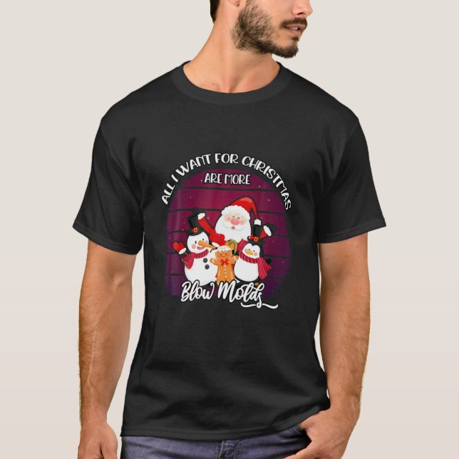 Camiseta Tudo O Que Eu Quero Para O Natal São Mais Moldes D (Frente)