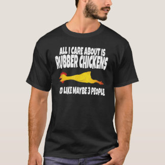 Camiseta Tudo o que me Importa São Frangos de Borracha E Ta